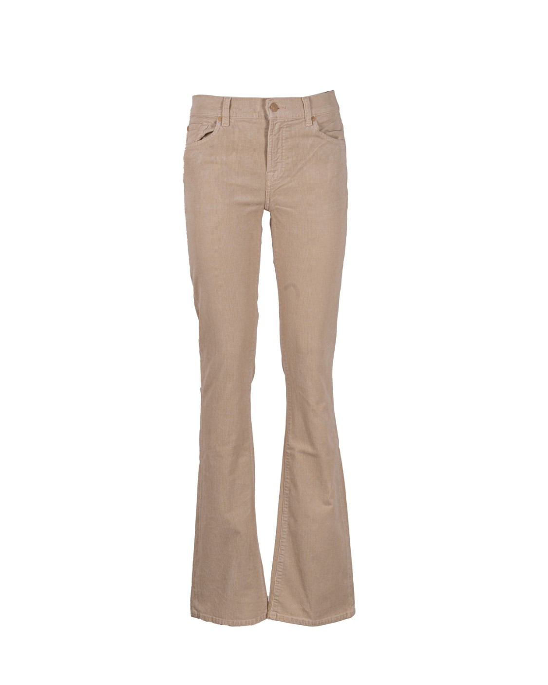 shop SEVEN  Jeans: Seven jeans bootcut.
Vita media.
Bootcut.
Velluto a coste.
Fabbricato in Tunisia.
Composizione: 56% Cotone 37% Modal 8% Poliestere 1% Elastan.. JSWBV640TA-TAPIOCA number 5871597